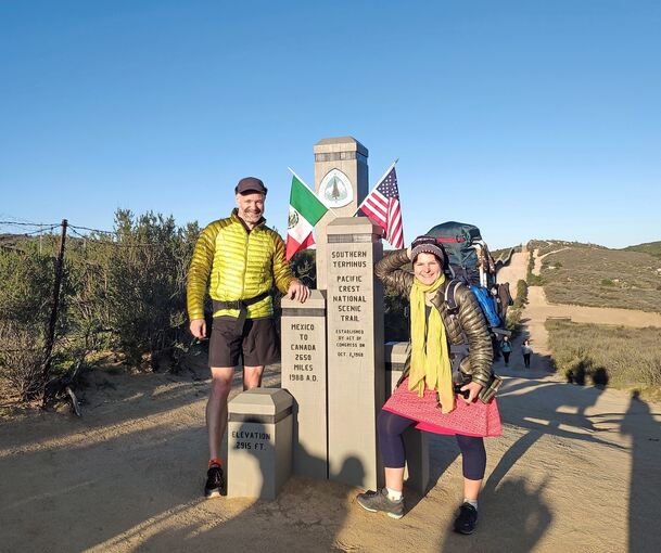 Die Reise der Marbacher Oliver Heise und Sabine Willmann (v.l.) beginnt am 31. März 2019. Über sechs Monate wandern sie den Pacific Crest Trail entlang.