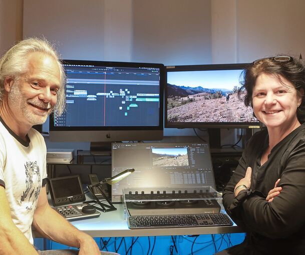 Für Oliver Heise und Sabine Willmann (v.l.) geht eine Reise zu Ende: Nach sieben Jahren veröffentlichen die beiden Filmemacher nun einen Dokumentarfilm über ihre Reise entlang des Pacific Crest Trails in Amerika.