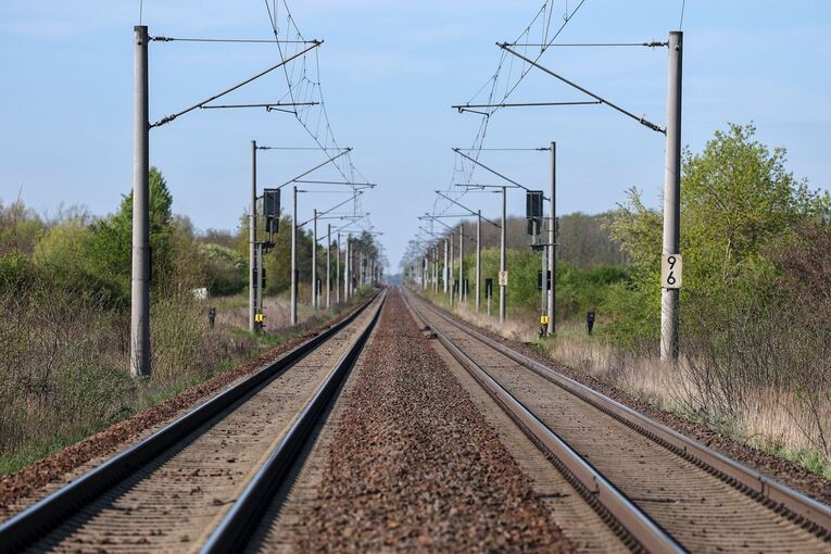 Bahnstrecke bei Leipzig Bahnstrecke bei Leipzig
