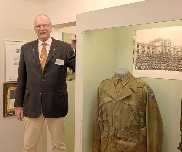 Dietmar Högel beim Veteranentag im Garnisonmuseum.