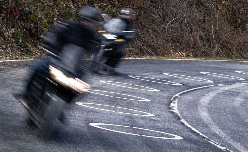 Motorradfahrer Motorradfahrer