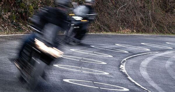 Motorradfahrer 