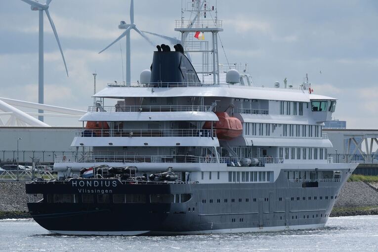 Ankunft des Kreuzfahrtschiffs «Hondius» im Hafen von Rotterdam Ankunft des Kreuzfahrtschiffs «Hondius» im Hafen von Rotterdam