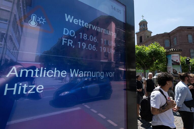 Hitze in Frankfurt Hitze in Frankfurt