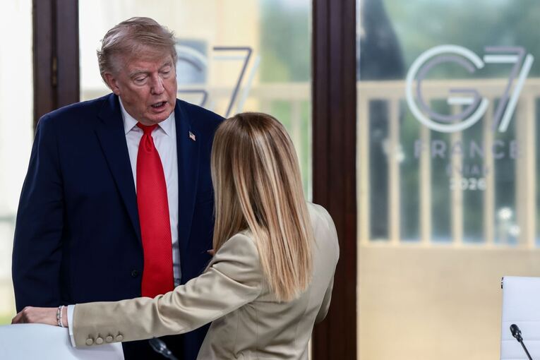 Donald Trump und Giorgia Meloni Donald Trump und Giorgia Meloni