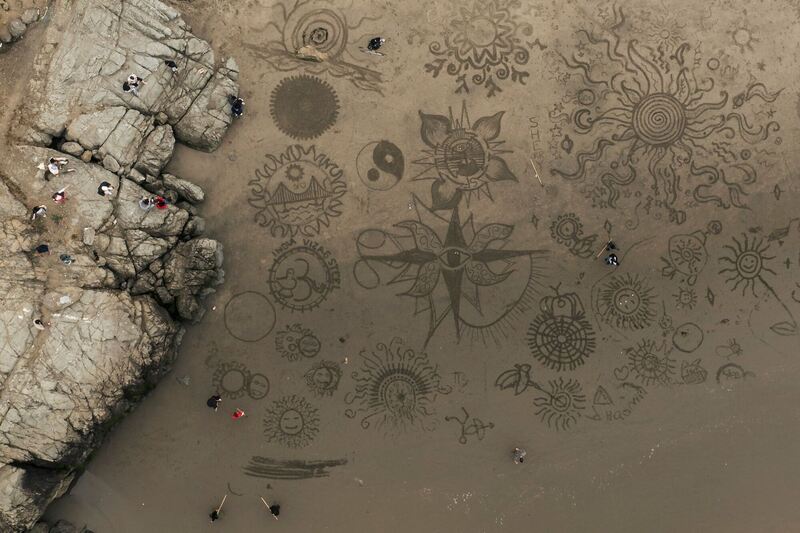 Strandkunst in San Francisco Strandkunst in San Francisco