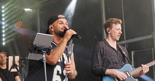 Die Band Boombox ist am Freitagabend aufgetreten.