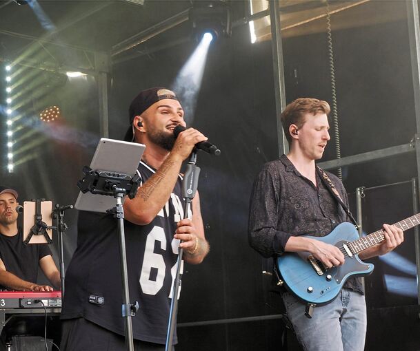 Die Band Boombox ist am Freitagabend aufgetreten.
