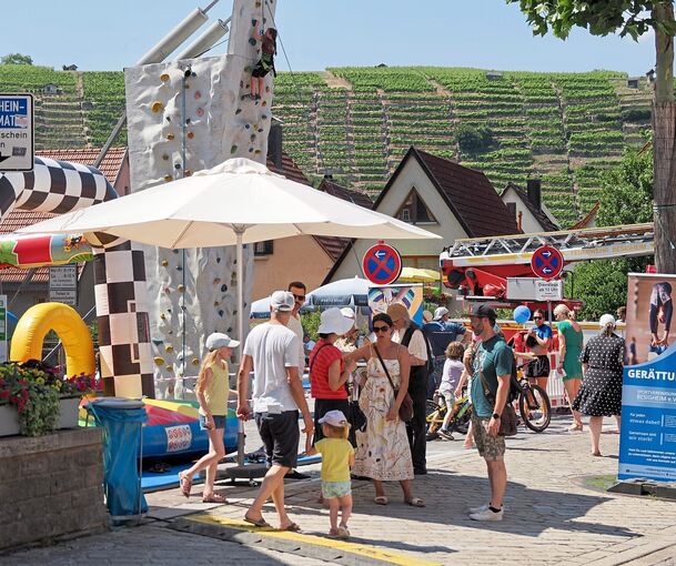 Die Festmeile von „Besigheim spielt“ erstreckte sich beinahe durch die gesamte Alt- und Innenstadt.