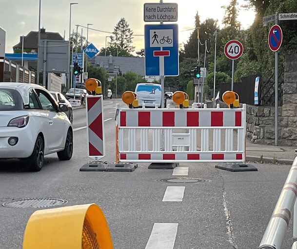Unnötig viele Fahrer, auch von LKW, ignorieren die Hinweise auf die Sperrung Richtung Löchgau, gab es nun Klagen im Gemeinderat.