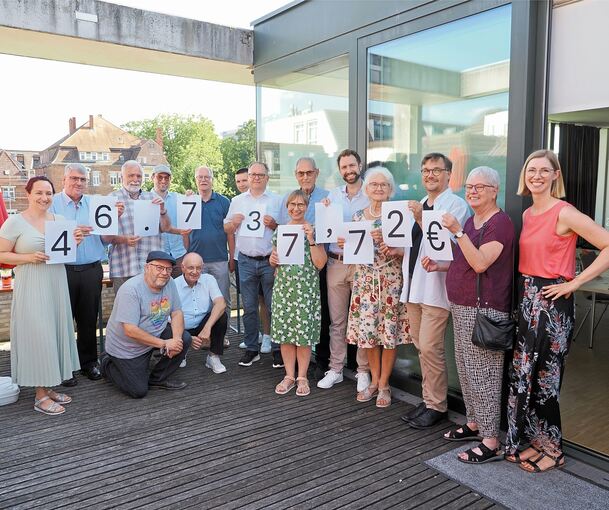 Eine stolze Summe von über 46.000 Euro haben die Kirchengemeinden zusammengetragen.