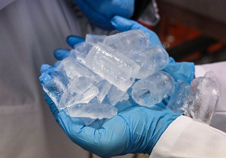 Eiswürfelproduktion