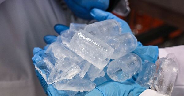 Eiswürfelproduktion