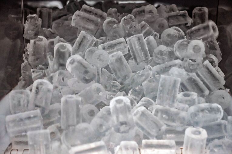 Eiswürfelproduktion