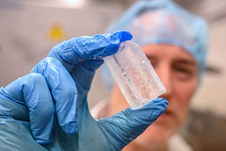 Eiswürfelproduktion