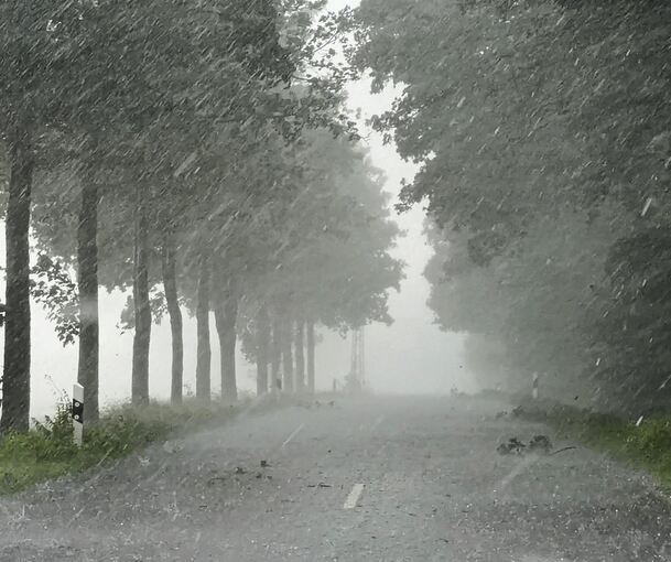 Gewitter und Hagelschauer sollen den Kreis Ludwigsburg treffen.