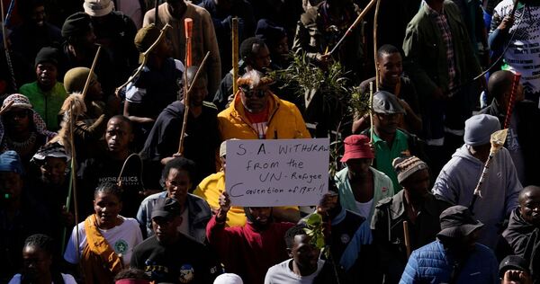 Proteste gegen die Einwanderungspolitik in Südafrika
