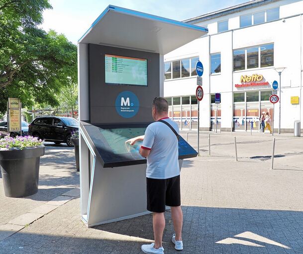 Nur noch wenige Menschen informieren sich an den Terminals, die der Regionalverband mitinitiiert hat.