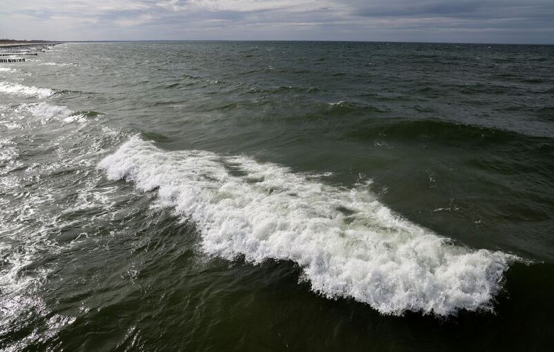 Wellen am Ostseestrand Wellen am Ostseestrand