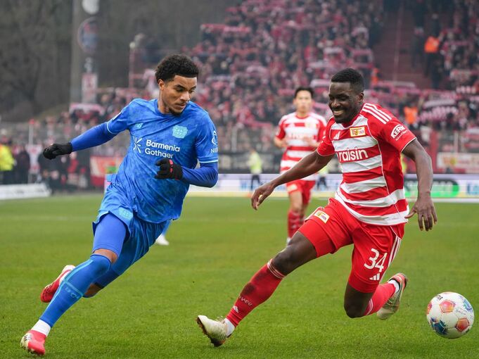 Stanley Nsoki (r) vom 1. FC Union Berlin Stanley Nsoki (r) vom 1. FC Union Berlin