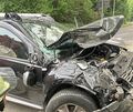 Das verunglückte Auto. Das verunglückte Auto.