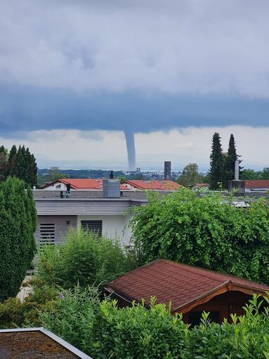 Wasserhose auf dem Bodensee Wasserhose auf dem Bodensee