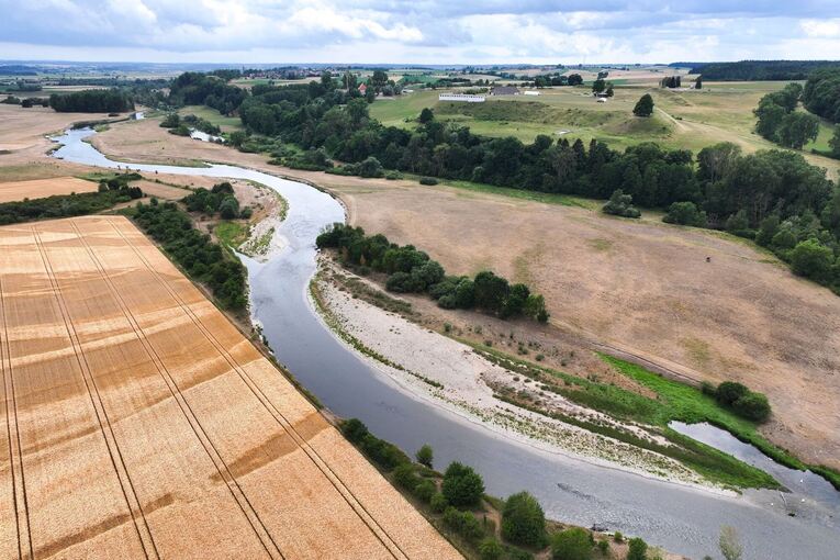 Niedrigwasser der Donau Niedrigwasser der Donau