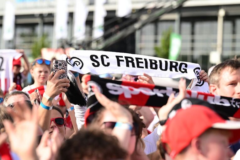 Empfang des SC Freiburg nach dem Europa League Finale Empfang des SC Freiburg nach dem Europa League Finale