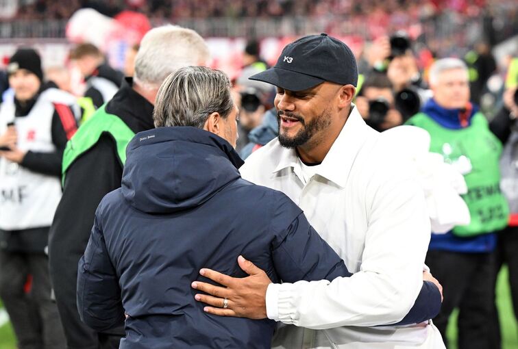 Niko Kovac und Vincent Kompany Niko Kovac und Vincent Kompany