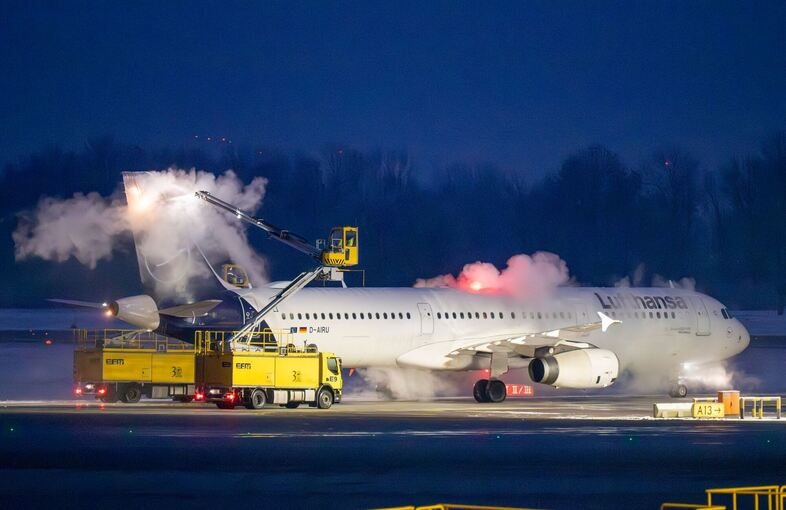 Winterwetter - Flughafen München Winterwetter - Flughafen München