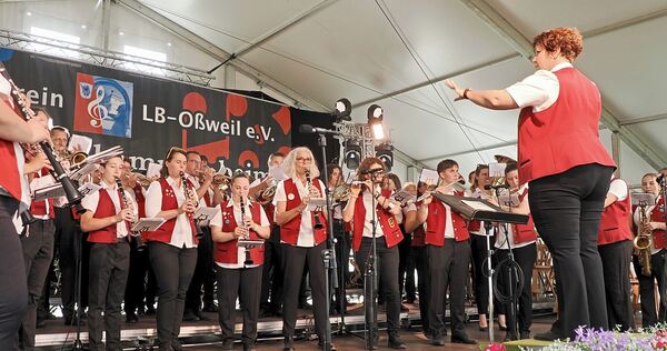 Die Musiker und Musikerinnen des Musikvereins Oßweils/Stadtkapelle Ludwigsburg werden auch wieder auf der Bühne stehen.