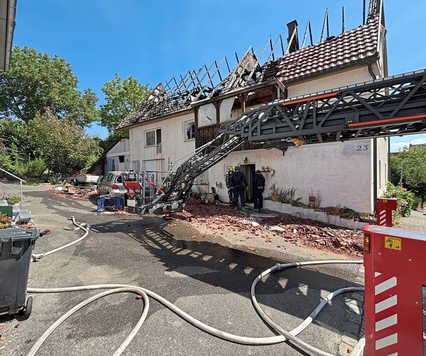 Ob das Haus stehenbleiben kann oder abgerissen werden muss, das muss noch geklärt werden.