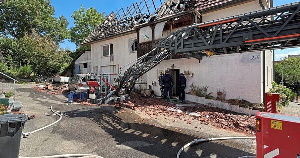 Ob das Haus stehenbleiben kann oder abgerissen werden muss, das muss noch geklärt werden.
