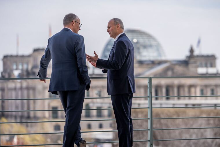 Bundeskanzler Merz und der irische Regierungschef Bundeskanzler Merz und der irische Regierungschef