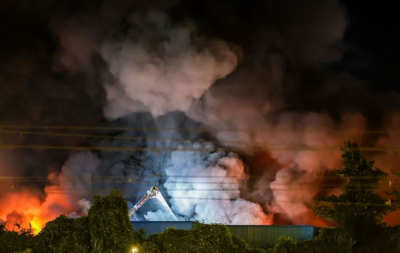 Feuer in Stuttgart