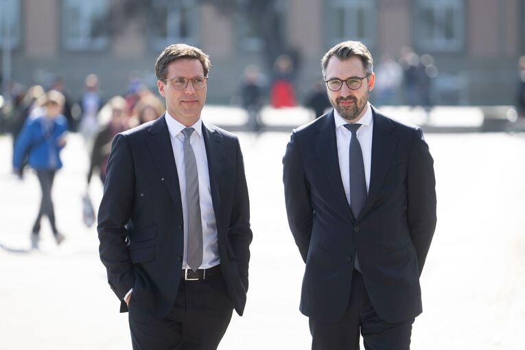 Manuel Hagel (l) und Moritz Oppelt Manuel Hagel (l) und Moritz Oppelt