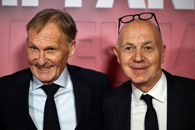 Hans-Joachim Watzke (l.) und Bernd Neuendorf (r.). Hans-Joachim Watzke (l.) und Bernd Neuendorf (r.).