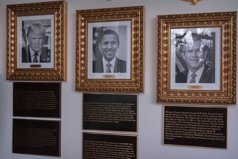 "The Presidential Walk of Fame" im White House mit neuen Texten