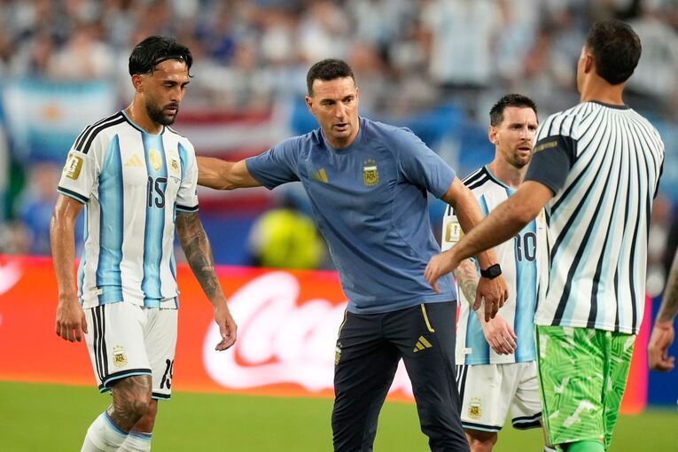 Argentiniens Trainer Lionel Scaloni Argentiniens Trainer Lionel Scaloni