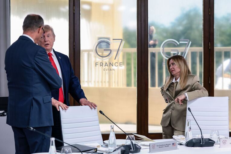 Merz, Trump und Meloni