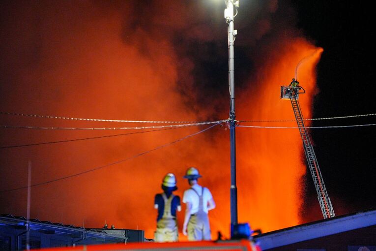 Großbrand in Stuttgart Großbrand in Stuttgart