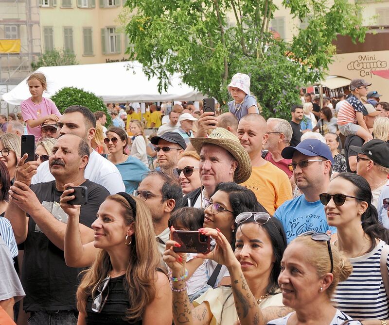 Auf den Bühnen gab es viel zu sehen.