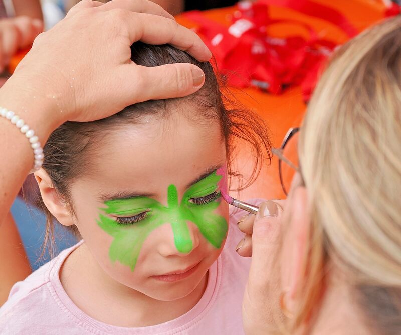 Kinderschminken – ein Klassiker.