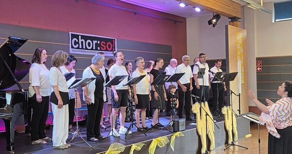 Der Chor:So in der Kelter Gemmrigheim.