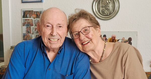 Seit 65 Jahren verheiratet: Wolfgang und Germana Kempf.