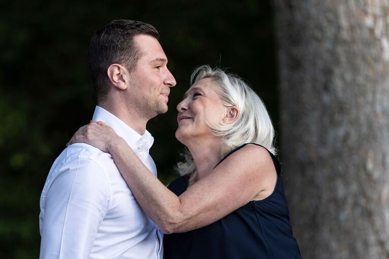 Bardella und Le Pen Bardella und Le Pen