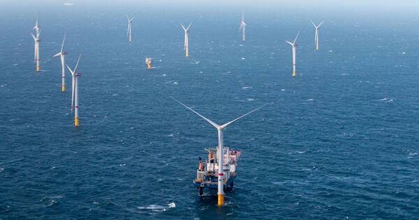 Windpark in der Nordsee
