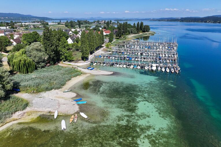 Bodensee hat Niedrigwasser Bodensee hat Niedrigwasser