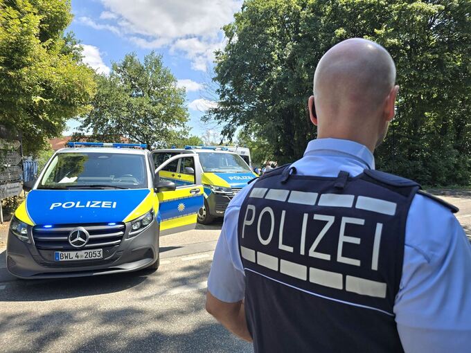 Polizeieinsatz in Karlsruhe Polizeieinsatz in Karlsruhe