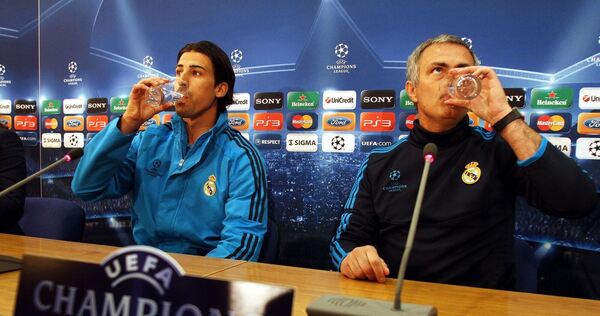 Sami Khedira und José Mourinho